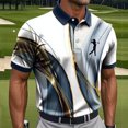 thumbnail image 7 of COSFO Mesh Polo Tshirts Shirts for Men Golf Performance Short Sleeve Shirt Moisture Wicking Slim Fit Quick Dry Pullover Collared Tops, 7 of 7