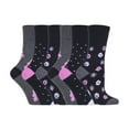 thumbnail image 1 of Gentle Grip - 6 Pairs Ladies Gentle Grip Non Elastic Crew Socks, 1 of 2