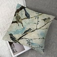 thumbnail image 7 of nygtbtfer  Ink Painting Watercolor Grey Blue Birds Decorative Throw Pillow Cover Case Home Living Room Bed Sofa Car  Linen Square White, 7 of 7