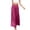 Hot Pink, variant on Lilgiuy Women's Fashion Casual High Waist Elastic Waist Solid Color Ruffle Wide Leg Long Pants Blue 6 2022 Fall Winter