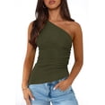 thumbnail image 1 of Musculosa PRETTYGARDEN Mujer Verano 2025 Y2K Un Hombro, 1 of 5