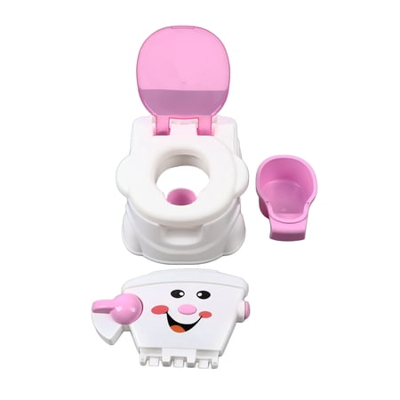 Suodoka Pink Kids Potty Training Toilet, Ergonomic Comfortable Toddler Potty Chair for Home, Pink PP Material (14.2 x 11.8 x 6.7 inches / 36.0 x 30.0 x 17.0 cm)