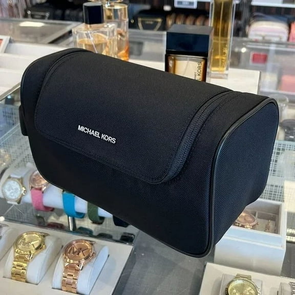 Michael kors Outlet Kent Recycled Nylon Toiletry Bag 37S3LKNT6O