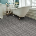 thumbnail image 1 of Minkissy 5Pcs Grey PVC Self Adhesive Waterproof Floor Tile Decals Non Slip Decorative Stickers for Home, 1 of 6