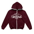 thumbnail image 4 of CONFREE Men's Hoodie Letter Prints Hoodies For Men Graphic Long Sleeve Casual Pullover Hooded Sweatshirts With Pockets, 4 of 4