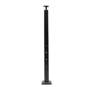 Miumaeov Cable Railing Post Deck Railing Garden Fencing Accessories Stainless 36*2*2 In