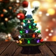 thumbnail image 4 of Árbol De Navidad De Cerámica Iluminado, árbol De Cerámica De Mesa De Navidad Iluminado De Cerámica Para Dormitorio, 4 of 7