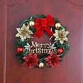 thumbnail image 5 of Topwoner Wreath Outdoor Lighted Wreath for Front Door Wreath for Holiday Party Decorations, 5 of 9