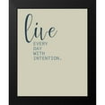 thumbnail image 2 of Kimberly, Allen 20x24 Black Modern Framed Museum Art Print Titled - Live Everyday 1, 2 of 5