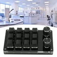 thumbnail image 4 of Clavier, clavier Programmable 12 Touches, Clavier de Raccourci Multifonctionnel avec Fonction de Rangement, Clavier de Jeu à une Main, 4 of 8