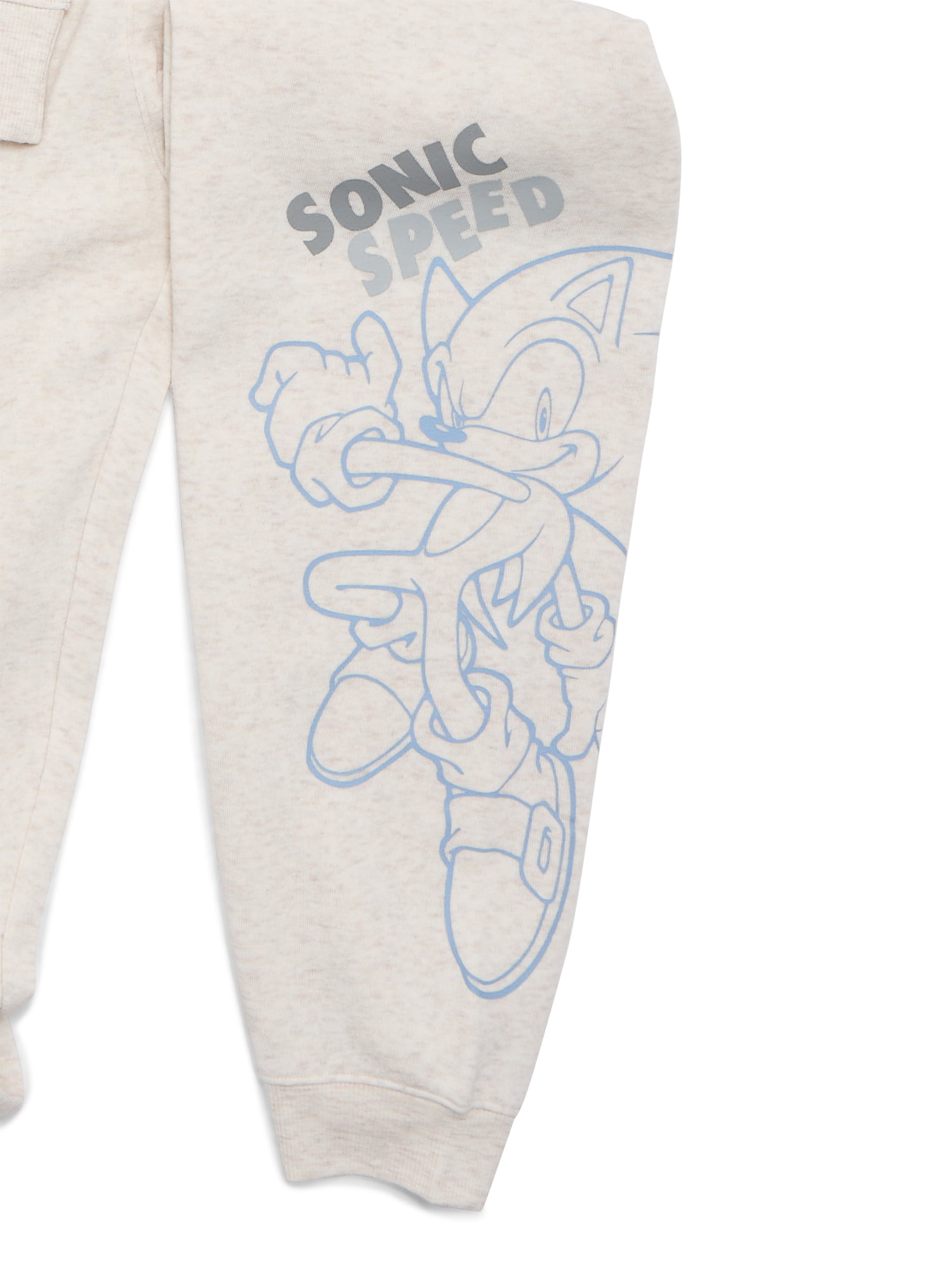 Sonic the Hedgehog Boy's Graphic Hoodie with Matching Jogger Pant, 2 Piece Set, Sizes 4-16