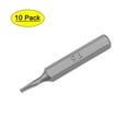 thumbnail image 1 of Uxcell 5/32" Vástago Hexagonal 1.1" Longitud T5 Puntas de Destornillador Magnéticas Torx Acero S2 Paquete de 10, 1 of 5