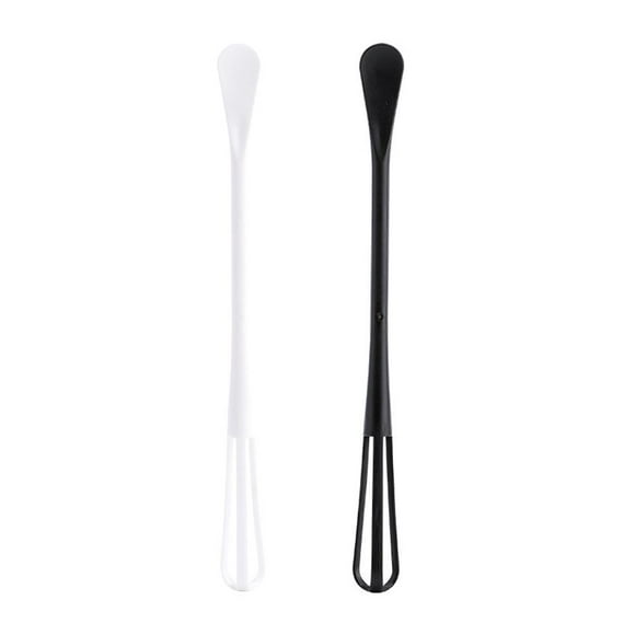 Batidores De Cocina Batidor De Mango Largo Batidor De Cuchara De Condimento Multiusos De Doble Cabeza Para Mezclar Cocinar Hornear Freír 2 Uds Yuarrent HA038186-00