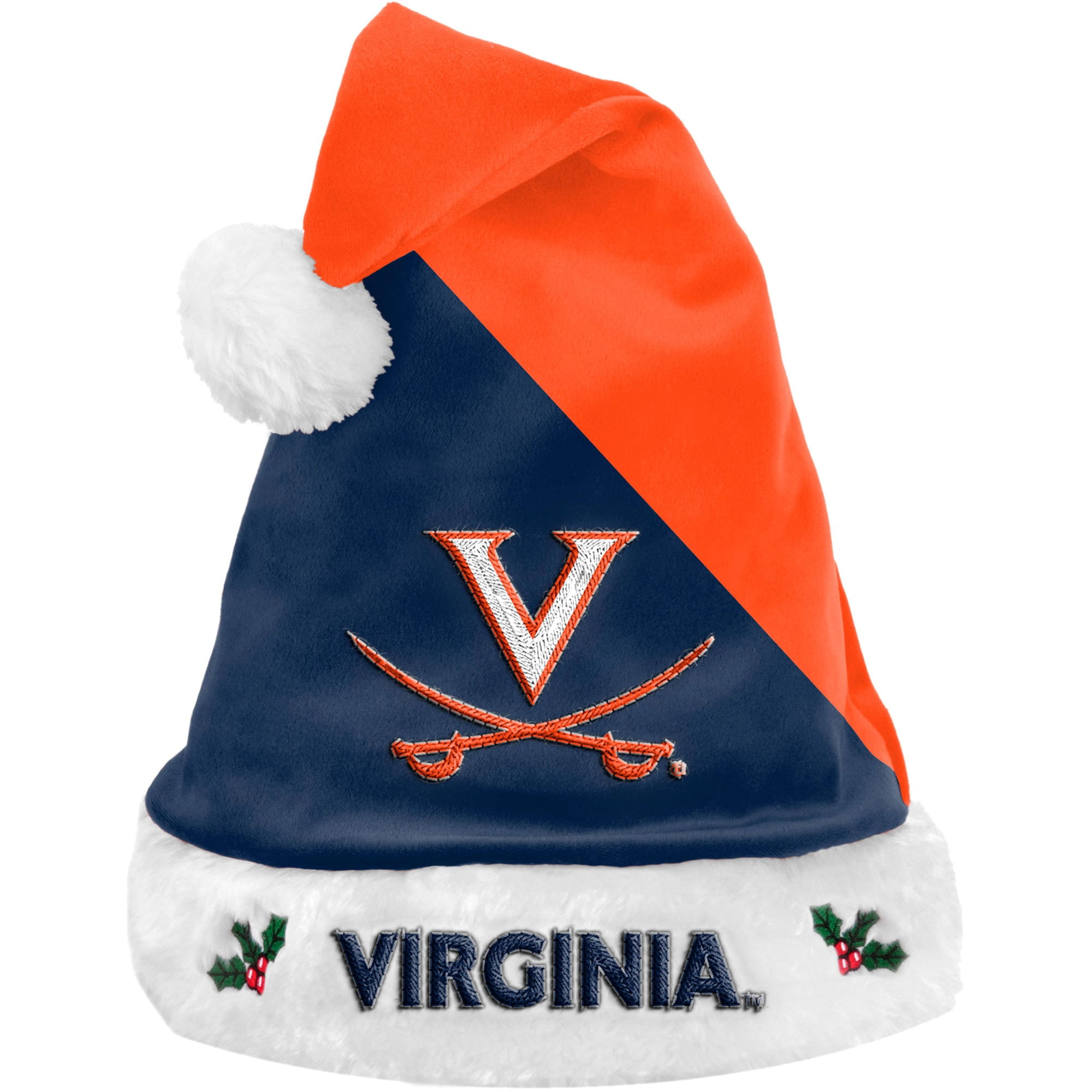 Virginia Cavaliers FOCO Logo Santa Hat 