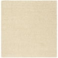 thumbnail image 5 of SAFAVIEH Lavena Solid Plush Shag Area Rug, Ivory, 6'7" x 6'7" Square, 5 of 8