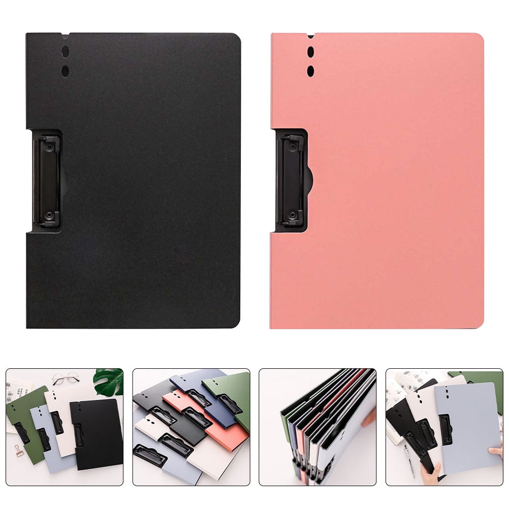 Toyandona Document Writing Tablets Clip Board Folder 2Pcs 12.4X9.1X0.6In