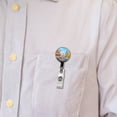 thumbnail image 5 of Bangkok Thailand Drawing Retractable Reel ID Badge Key Card Name Tag Holder with Clip, 5 of 7