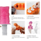 thumbnail image 3 of Moldes para hielo, silicona flexible, fácilmente extraíbles, aptos para lavavajillas, máquinas para hacer paletas heladas con palitos Vhermosa Figuras Decorativas y Floreros, 3 of 5