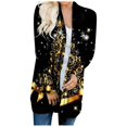 thumbnail image 1 of Veste Légère pour Femmes Cardigan à Manches Longues Cardigan de Noël Pulls Veste Grande Taille, 1 of 5