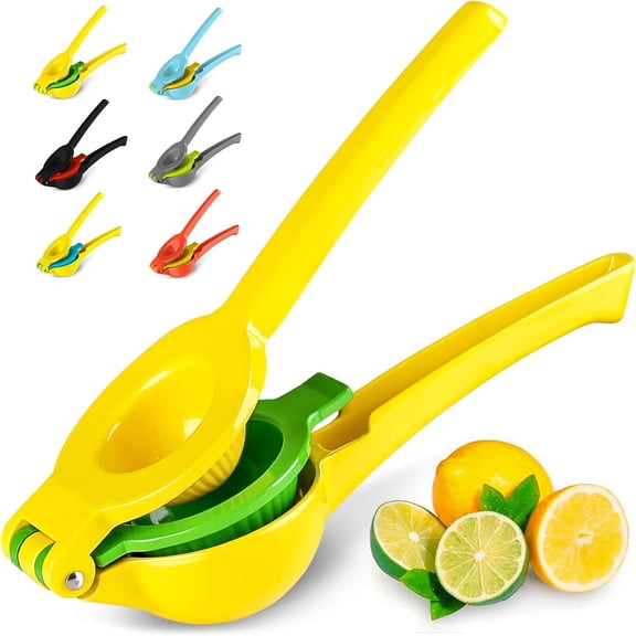 Lemon and Lime Juicer, Manual Juicer - Manual Squeezing Lime (Yellow/Green)