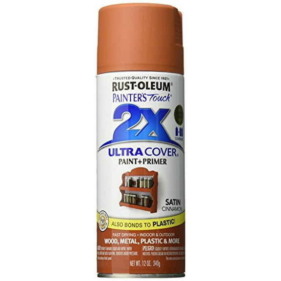 Rust-Oleum 249084 Painter's Touch Multi Purpose Spray Paint, 12-Ounce, Satin Cinnamon