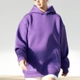 thumbnail image 1 of IMENGL Hoodies oversized sweatshirts pullover, Purple XL, Size M-XL, 1 of 7