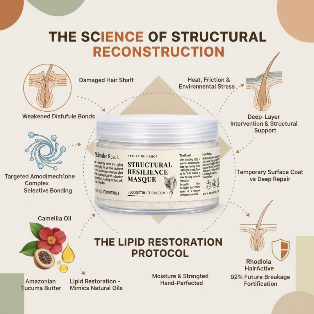 Nature Skin Shop Follicle Structural Repair Hair Mask Amodimethicone and Rhodiola