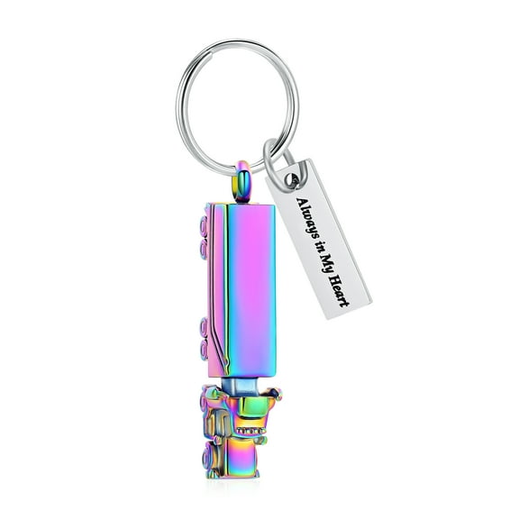 18 Wheeler Semi Truck Urn Keychain for Ashes for Women Men Memorial Human Ashes Pendant Cremation Cremation Urn Keychain