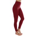 thumbnail image 6 of 2-Pack Women Fleece Lined Warm Full Length Legging Thermal leggings Pants One Size Plus 1X/2X/3X, 6 of 7