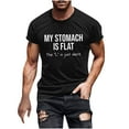 thumbnail image 1 of T-Shirt Graphique à Manches Courtes Décontracté pour Hommes, Col Rond Imprimé, Tissu Imitation Coton Léger pour Usage Quotidien, 1 of 4
