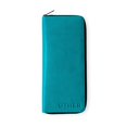 thumbnail image 1 of Uther Glove Holder (Aqua) Leather Zippered Golf Glove Pouch, 1 of 2