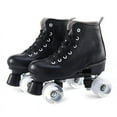 thumbnail image 3 of CAROOTU Femmes Hommes Équipement de Skate Botte Souple Patins à Roulettes Rétro à Tige Haute Design Intérieur Extérieur avec Lumière, 3 of 7
