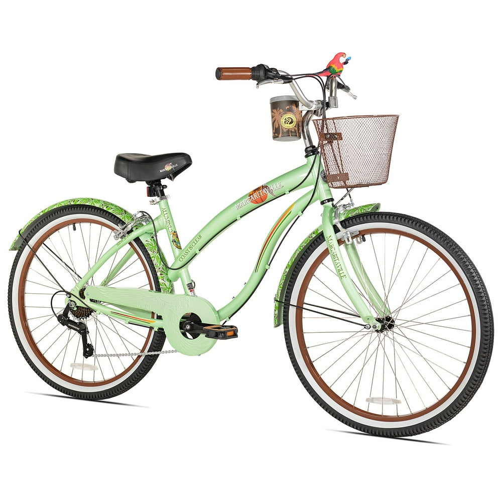 Margaritaville 26" Ladies Coast is Clear 7 Speed Cruiser Bike with