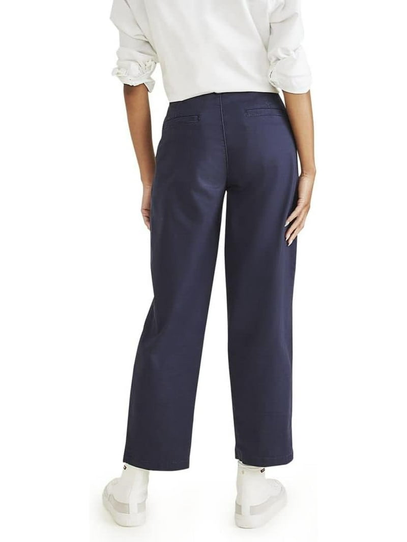 dress dockers pants women's Gray Mid Rise Flat Front Stretch Bootcut Career Sz 4 a casual lifestyle brand rooted in California Dockers classic fit dress pants