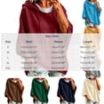 thumbnail image 4 of HongQid Womens Hoodie Drawstring Hood Short Batwing Sleeve Cropped Oversized Spring Fall Long Sleeve Ladies Trendy Casual Outfit Clothing Pullover Sweatshirt, 4 of 8