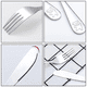 thumbnail image 3 of Juego de cubiertos para niños de 18 piezas, utensilios de acero inoxidable seguros para niños, juego de cubiertos para niños, utensilios de metal para niños pequeños, 3 of 5