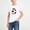White, variant on SGFCWSX Kids T Shirts Crew Neck Short Sleeve Soccer Print Casual Sports Tees for Boys Light Blue Size 7/8