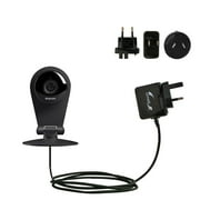 International AC Home Wall Charger suitable for the Nest Dropcam / Dropcam Pro - 10W Charge supports wall outlets and voltages worldwide - Uses Gomadi