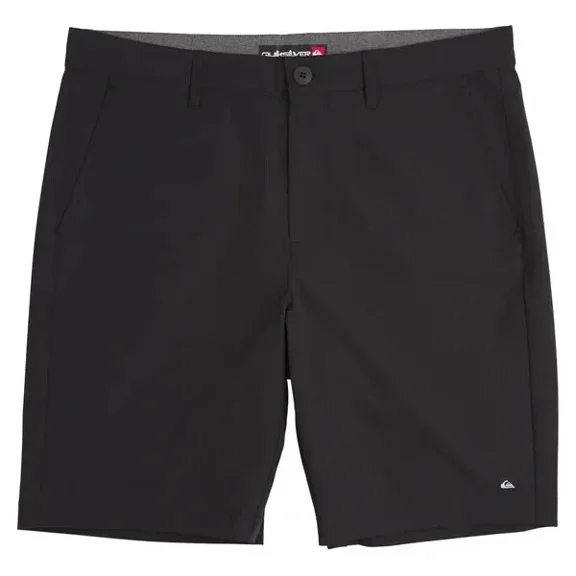 Quiksilver Mens Hybrid Shorts 4 Way Stretch UPF 50   Golf (Black, 36)