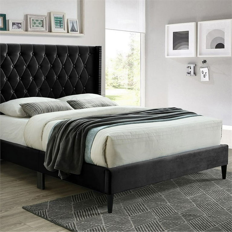 Black tufted dresser deals