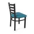 thumbnail image 6 of 400 Jackie 18" Chair with Black Wrinkle Finish and Graph Tidal Seat, 6 of 7