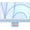 Blue, variant on Restored 2021 Apple iMac with Apple M1 chip (24 inch, 16GB RAM, 512GB) Silver (Refurbished)