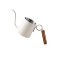 thumbnail image 1 of Hervidor de café Macarena tetera de té y café 250ml con mango de madera acero cuello de cisne Beige, 1 of 8
