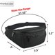 thumbnail image 2 of Riñonera moderna para mujer, bolso de cintura de moda, bolso de cinturón para viajes, caminatas, correr, senderismo y ciclismo, fácil de llevar cualquier teléfono o billetera., 2 of 6