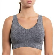 Puma Womens Sports Bra 2 Pack Seamless Removable Cups Size: S, Color: Black/Grey