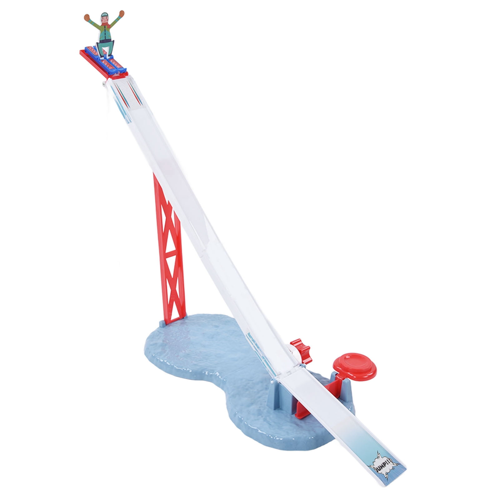 Ski Race Track Game Toy, Smoothing Pulley Ski Race Game Toys