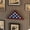 Brown, variant on Merrick Lane Whitewashed Solid Wood Military Memorial Flag Display Case for 9.5' x 5' American Veteran Flag