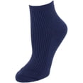 thumbnail image 4 of Gold Toe  Quarter Lenght Ribbed Comfort Seams Socks (6 Pairs) (Women), 4 of 6