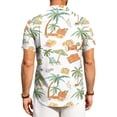 thumbnail image 7 of HAJWOH Hawaiian Shirt for Men Casual Button Down Short Sleeve Summer Beach Shirts Loose Fit Floral Print Tropical Tops, 7 of 7