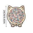thumbnail image 3 of 135-Piece Morandi-Colored Cat Shaped Wooden Jigsaw Puzzle, Cats Shaped Wooden Puzzle, Unique Animal Shape Wood Puzzle, CreativePuzzle Gifts for Cat Lovers, Home Decor, 3 of 9